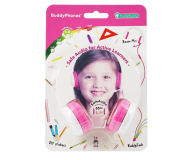 BuddyPhones StudyBuddy - Różowe - 1199046 - zdjęcie 2